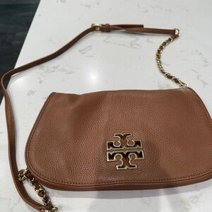 Tory Burch Tan Leather Crossbody Bag